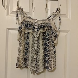 Cute Lucky Brand print tank top